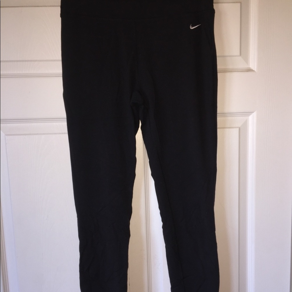 Women’s black running leggings